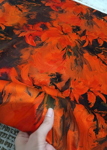 KUMAŞ #TURUNCUSİYAH - Görsel 2