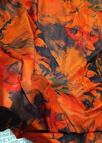 KUMAŞ #TURUNCUSİYAH - Görsel 6