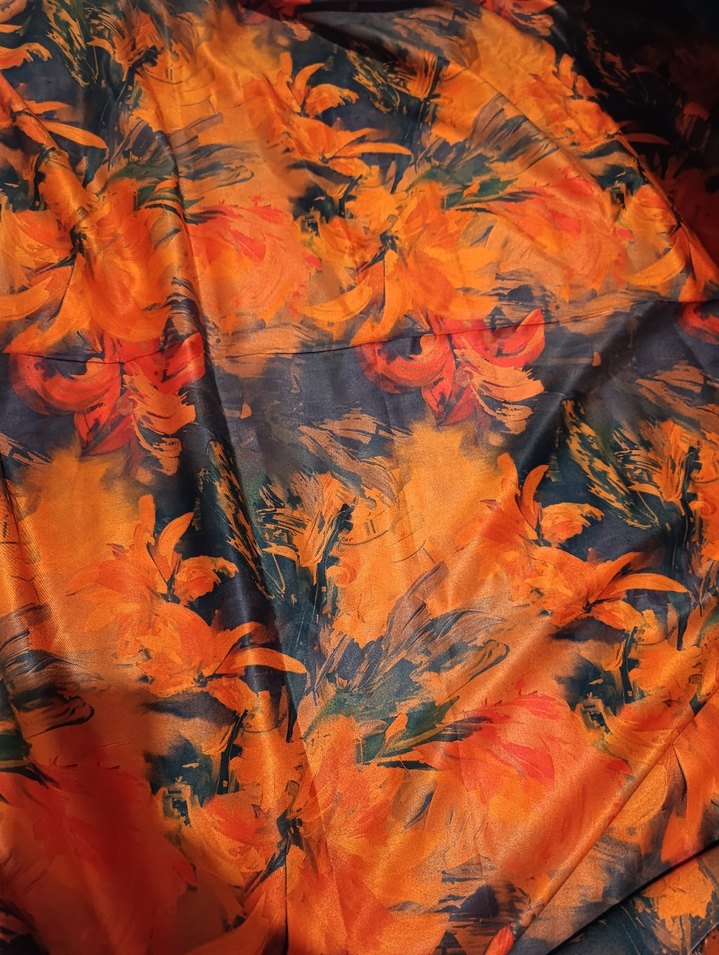 KUMAŞ #TURUNCUSİYAH - Görsel 5