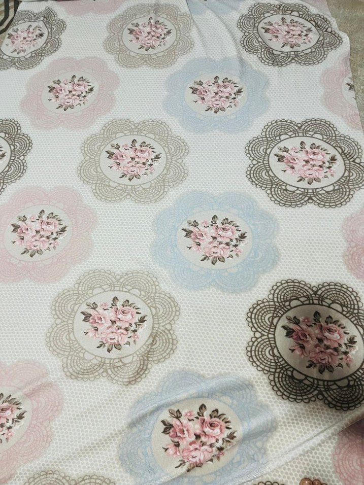 Çiçek Desenli HALI ÖRTÜSÜ #HALIÖRTÜS - Görsel 5