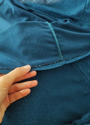 GECE ELBİSESİ #MAVİ - Görsel 9