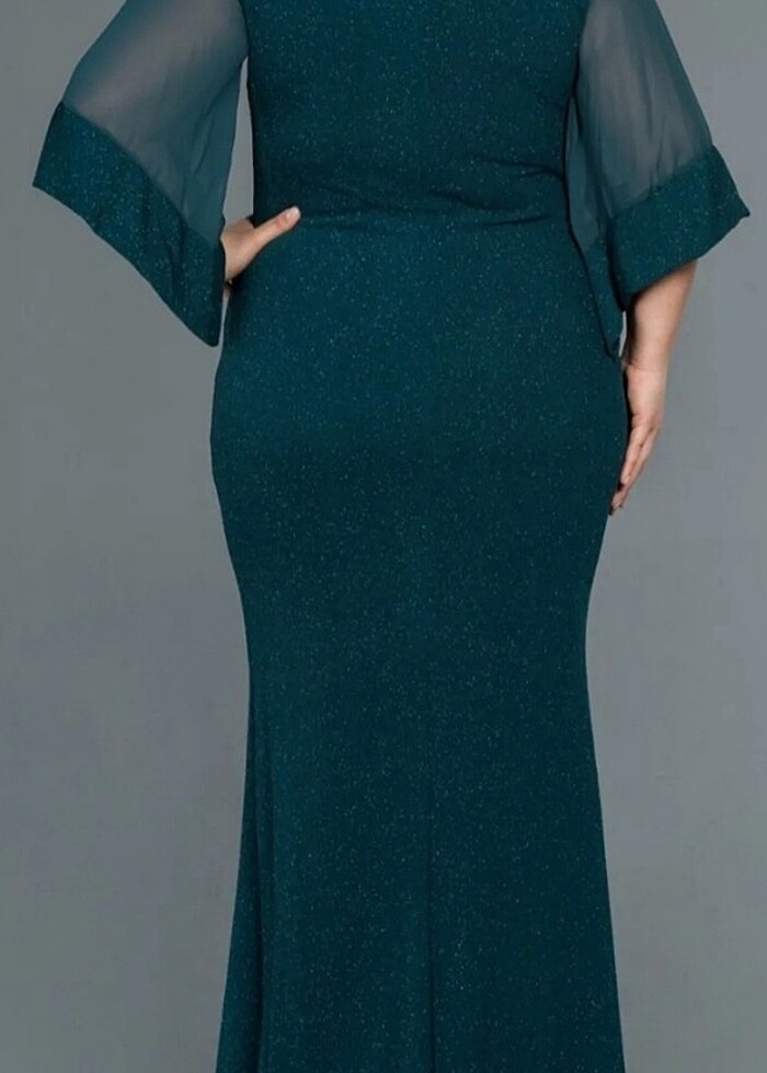 GECE ELBİSESİ #MAVİ - Görsel 3