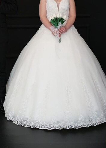 Prenses model gelinlik