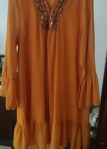 Şifon içi astarlı tunik
