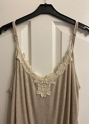 Oysho Dantel Detay Kadın Pijama Tulum - Görsel 2