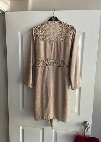 Chakra Nakışlı Kadın Bornoz - Görsel 3