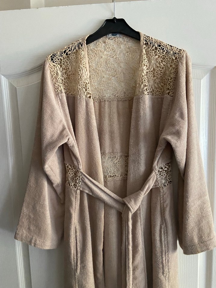 Chakra Nakışlı Kadın Bornoz - Görsel 5