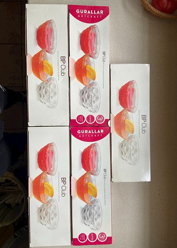 Gürallar Porselen Kutu 3 adet 3x5 adet - Görsel 2