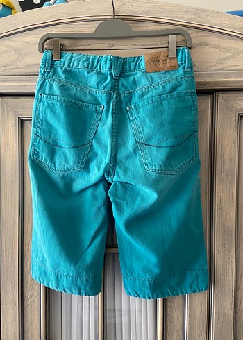 Zara Zara Turkuaz Erkek Çocuk Kot Şort