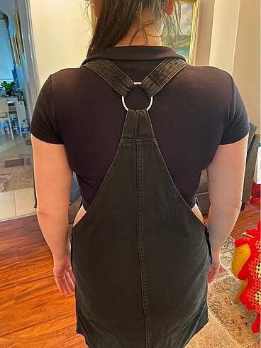 Mango Kot Salopet - Görsel 2