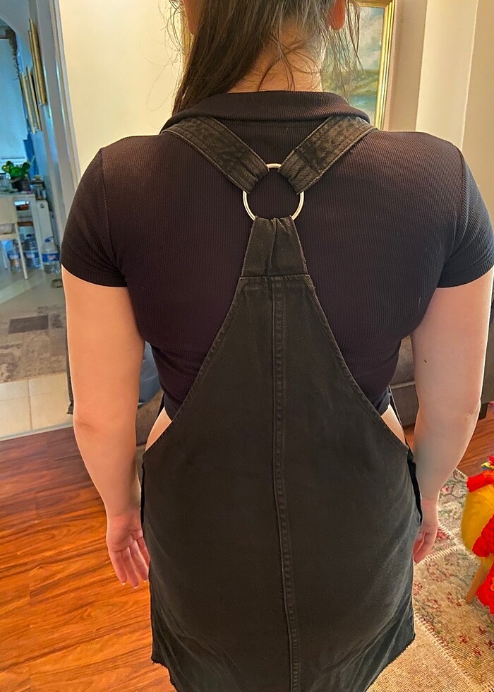 Mango Kot Salopet - Görsel 2