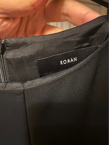 Roman Siyah Elbise - Görsel 3