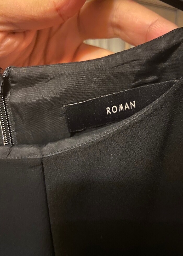 Roman Siyah Elbise - Görsel 3