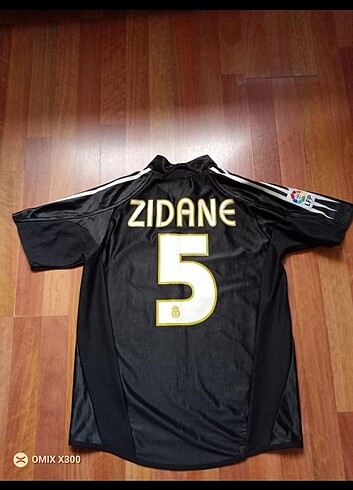 xs Beden siyah Renk Real Madrid Zidane Retro Forma