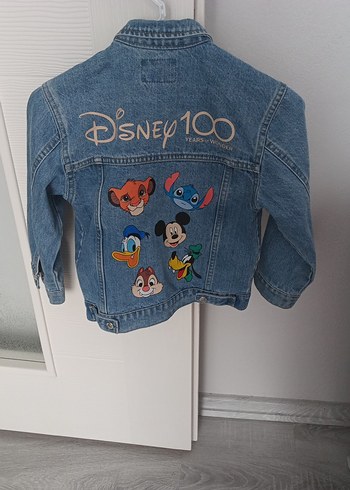 Kız ve erkek Çocuklarina uygun Kot Ceket Düğmeli - Görsel 2