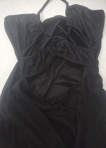 fantazi gecelik siyah simli - Görsel 6