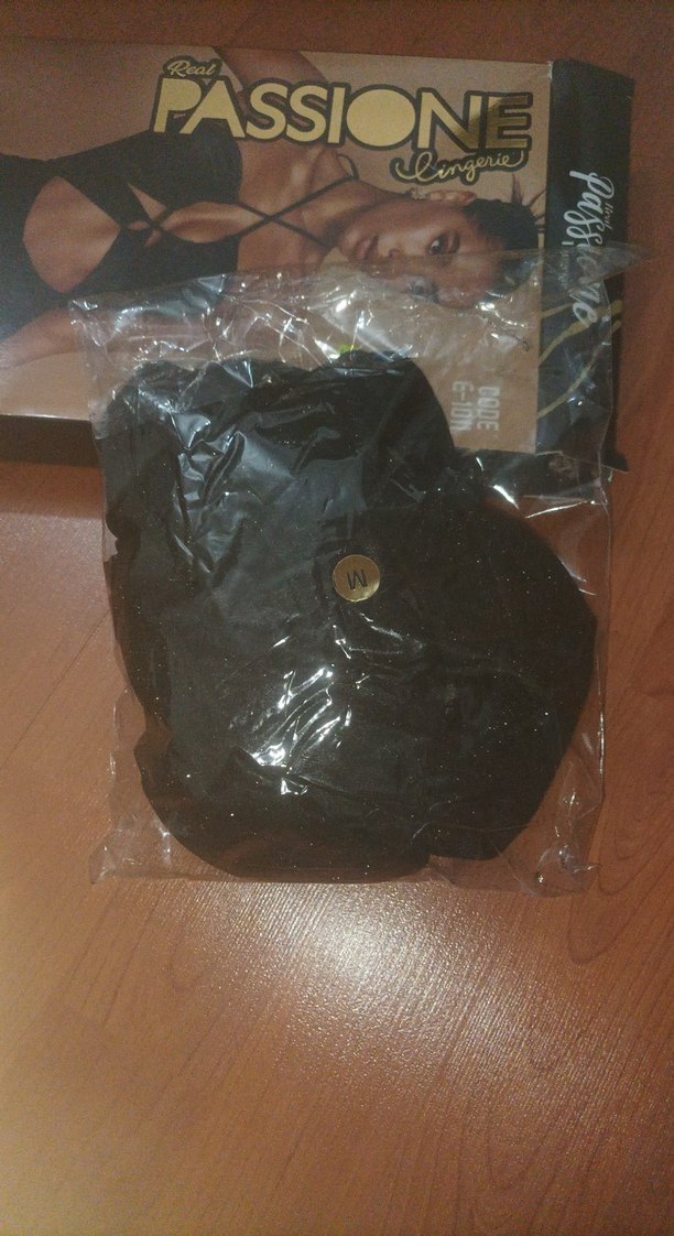 fantazi gecelik siyah simli - Görsel 3