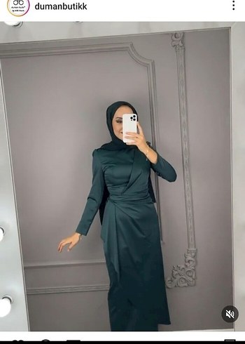 Siyah Drapeli Uzun Abiye Elbise - Görsel 2