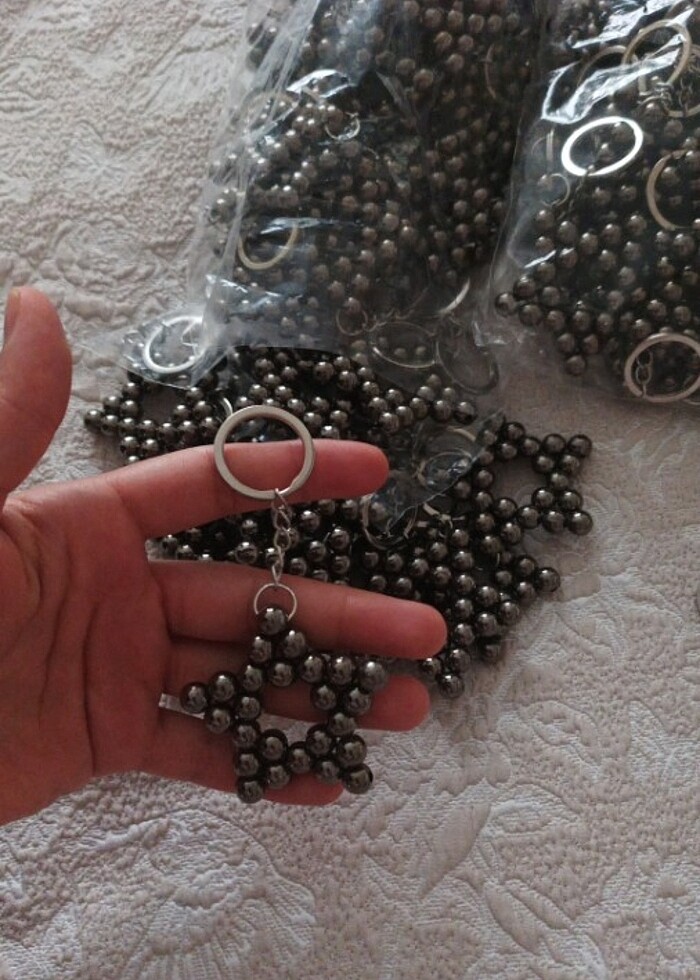 Yıldız anahtarlık özel günler için hediyelik - Görsel 5