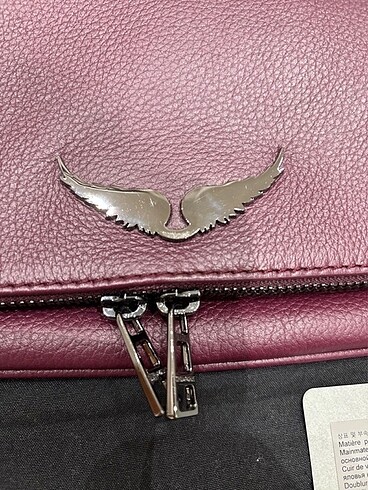 Beden bordo Renk Zadig & Voltaire Rock Clutch Çanta