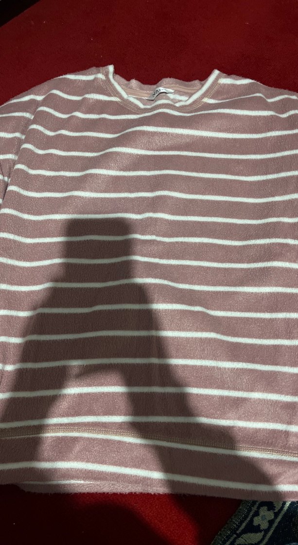 Pembe Çizgili Pijama Takımı - Görsel 4