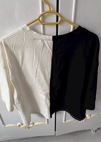 Siyah Beyaz Uzun Kollu Crop Top LCW - Görsel 3