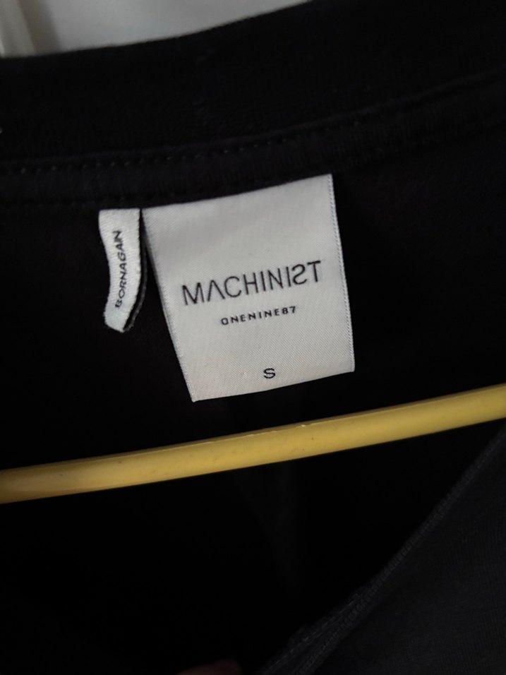 Siyah Baskılı Oversize Erkek Tişört - Görsel 3