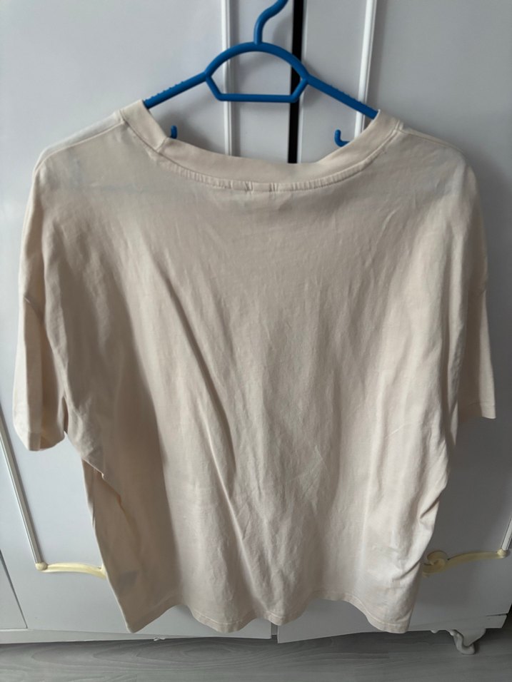 Beyaz Kız Tişörtü, Kısa Kollu, Baskılı H&M - Görsel 3