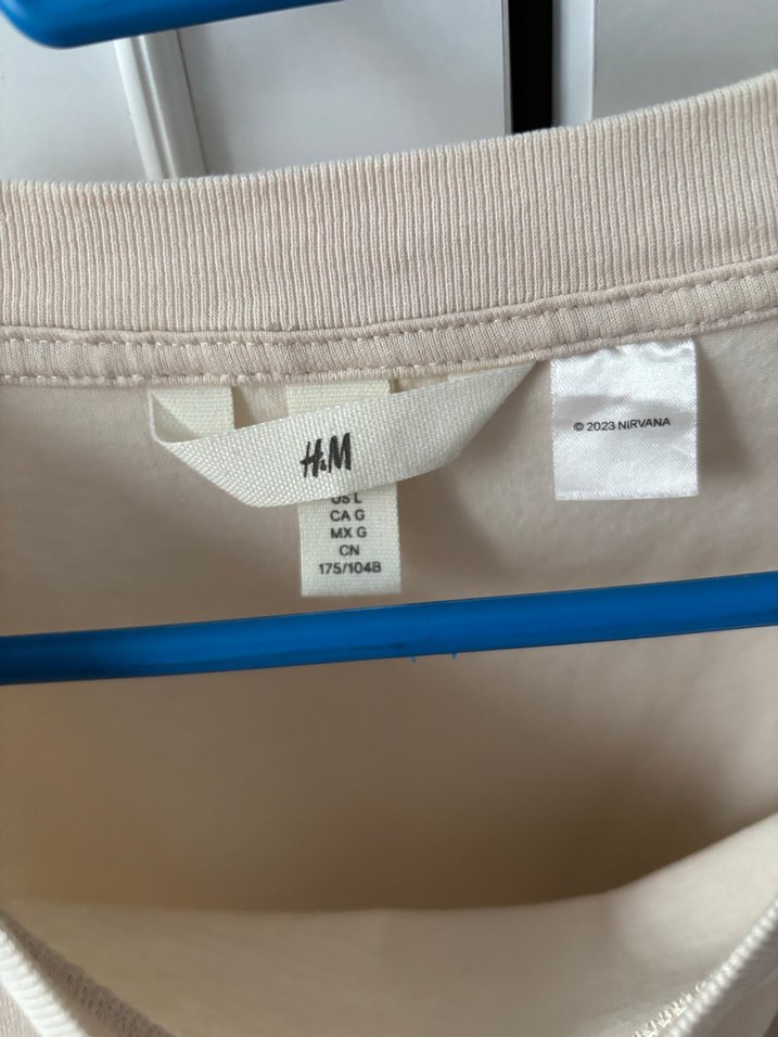 Beyaz Kız Tişörtü, Kısa Kollu, Baskılı H&M - Görsel 2