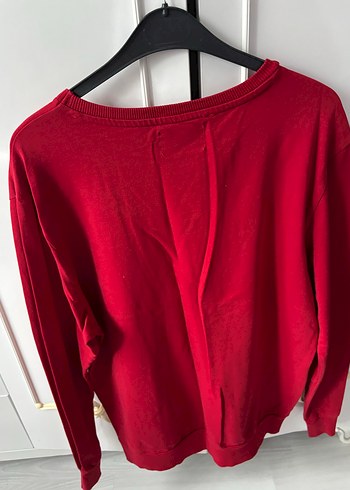 Erkek Kırmızı Baskılı Uzun Kollu  Colins - Görsel 3