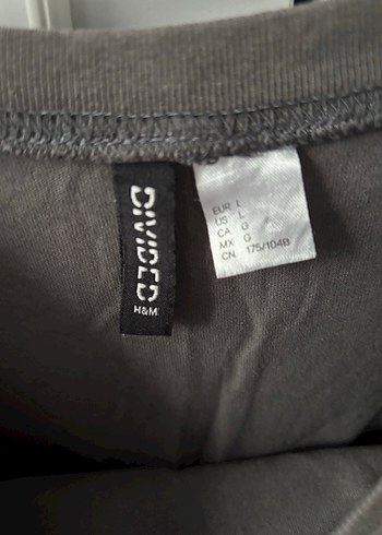 Gri Baskılı Rock Punk Tişört H&M - Görsel 3