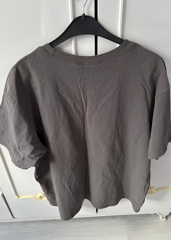 Gri Baskılı Rock Punk Tişört H&M - Görsel 2