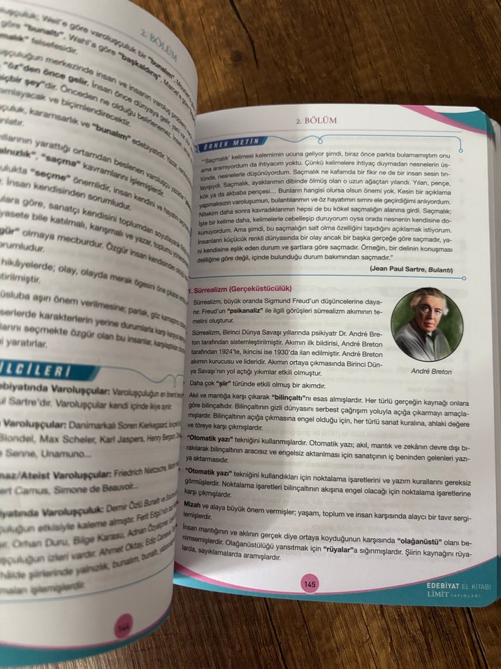 AYT Edebiyat El Kitabı - Limit Yayınları - Görsel 5