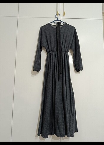 Zara Uzun elbise kışlık sonbaharlik 