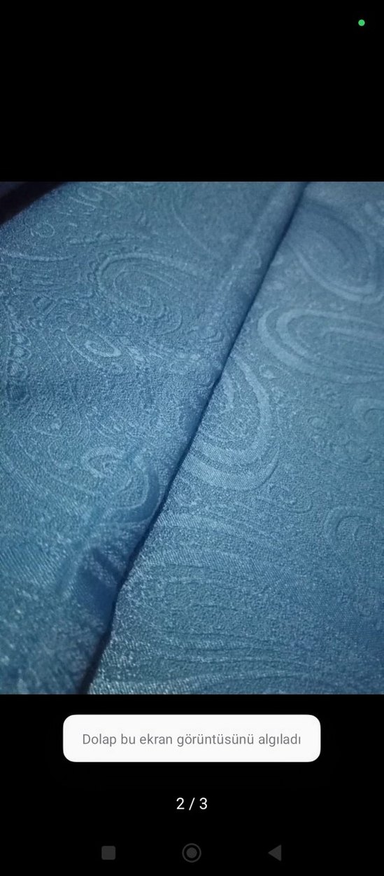 Mavi Bohem Tarzı  kumaş - Görsel 2