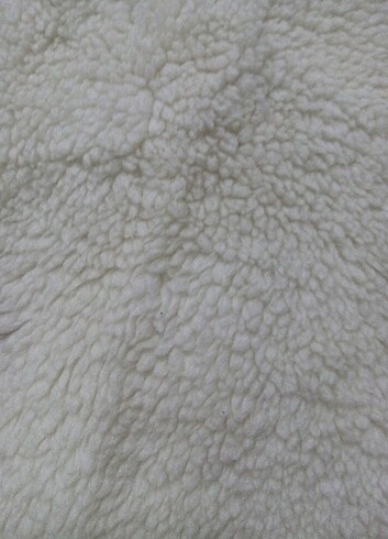 Krem rengi Bayan Peluş hırka  - Görsel 7