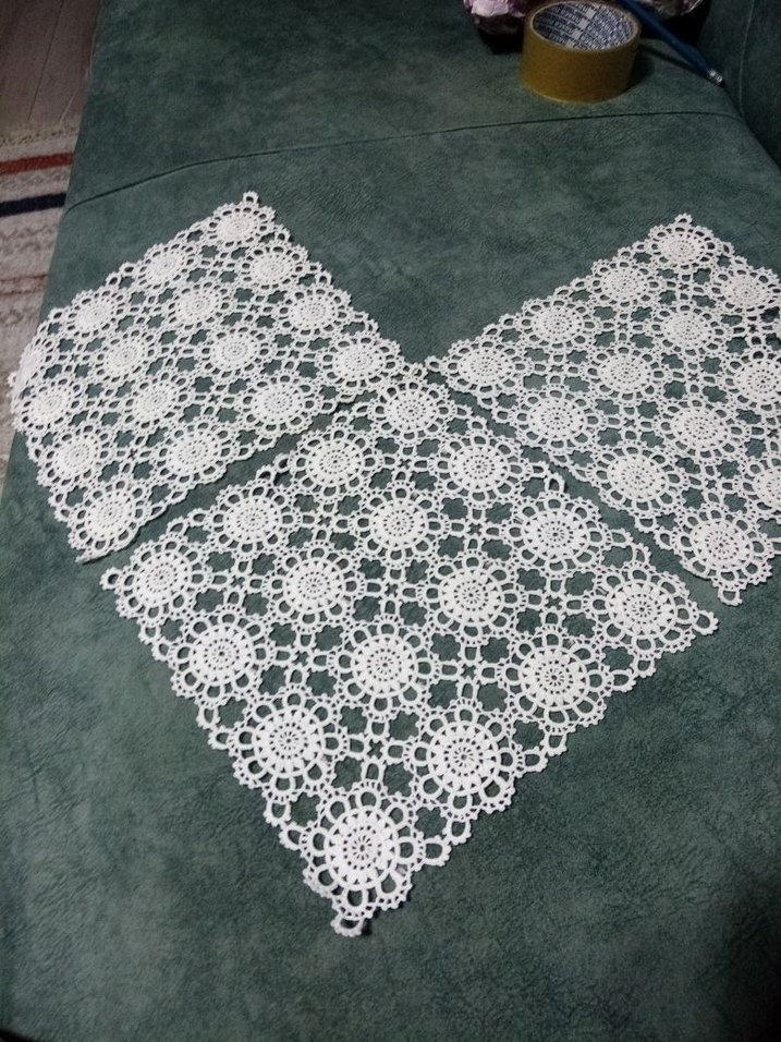 El İşi Beyaz Dantel Masa Örtüsü - Görsel 2