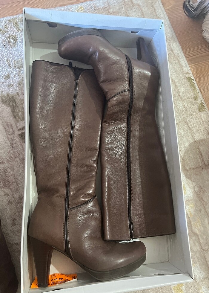 Orjinal deri çizme - Görsel 3