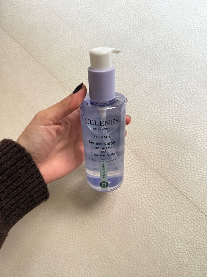 Celenes Derma Sivilce Karşıtı Yüz Temizleme Jeli - Görsel 2