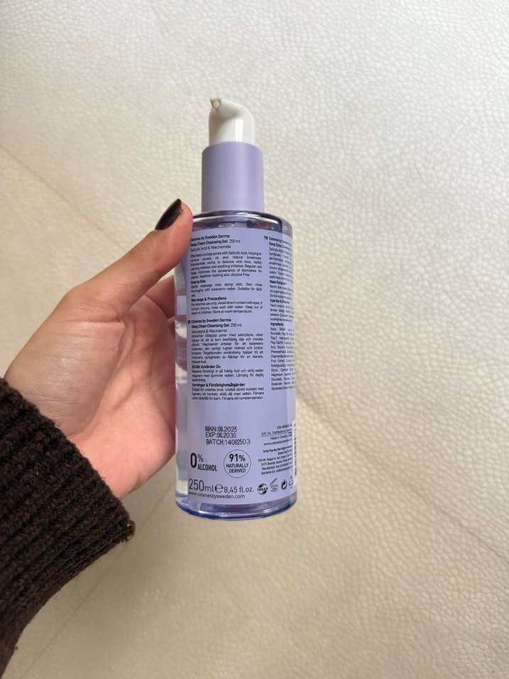 Celenes Derma Sivilce Karşıtı Yüz Temizleme Jeli - Görsel 3