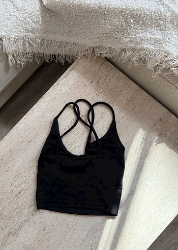 xs Beden Siyah Mini crop