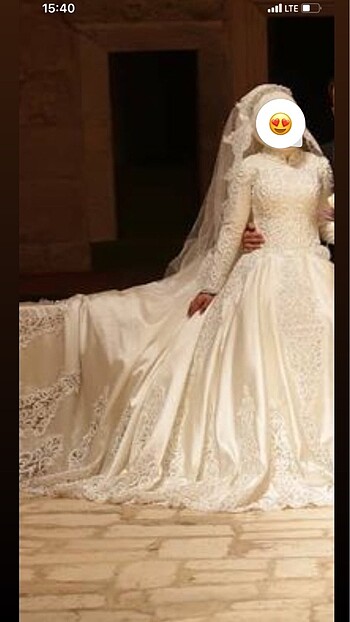 TESETTÜR GELİNLİK BİR KERE GİYİLDİ