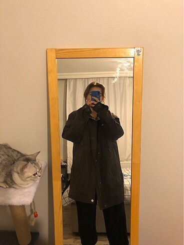 l Beden kahverengi Renk Vintage mont