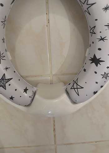 Yıldız Desenli Gri Klozet Adaptörü - Görsel 3