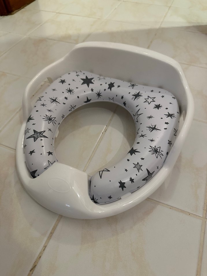 Yıldız Desenli Gri Klozet Adaptörü - Görsel 2