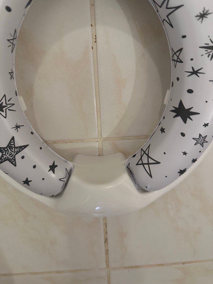 Yıldız Desenli Gri Klozet Adaptörü - Görsel 3