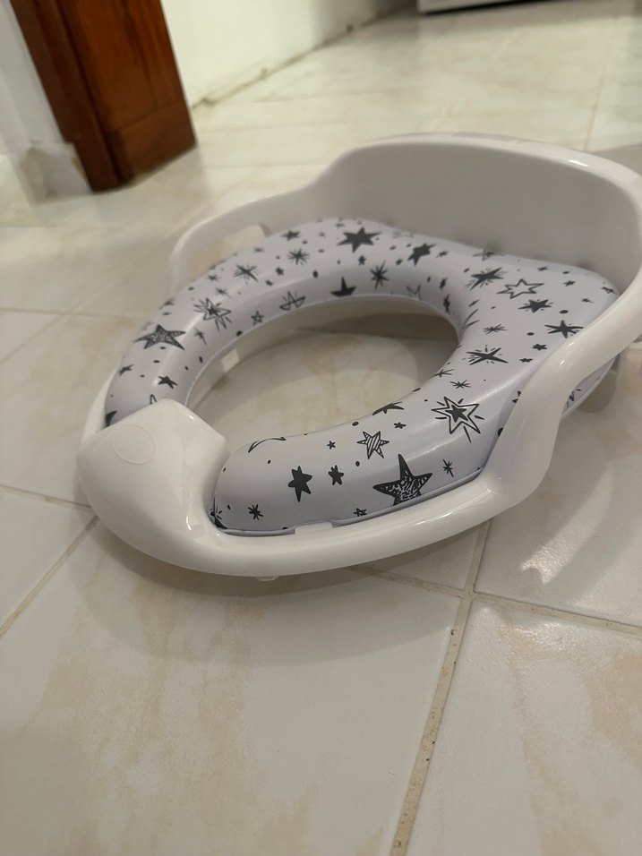 Yıldız Desenli Gri Klozet Adaptörü - Görsel 4