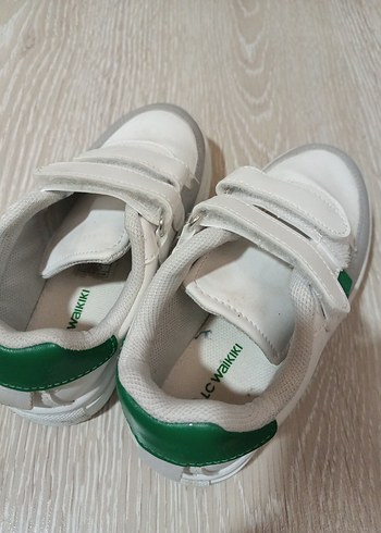 Erkek Çocuk Beyaz Gri Cırt Cırtlı Spor Ayakkabı - Görsel 6