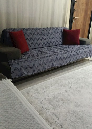 Gri Modern Koltuk Örtüsü - Görsel 2