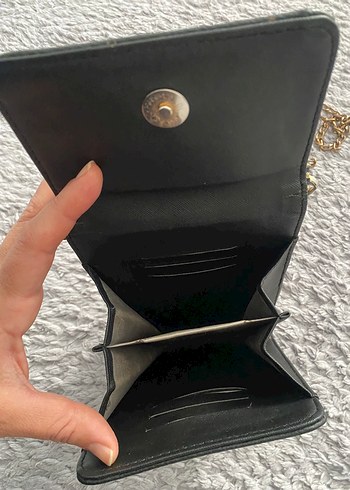 Zincir Detaylı Kahverengi Deri Kadın Çanta - Görsel 3